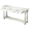 UBesGoo Entryway Console Table with 3 Drawers and Bottom Shelf, Wood Sofa Table Entryway Table