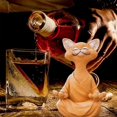 thumbnail image 4 of Meditation Cats Buddha Figurine, Meditation Yoga Resin Figurine Home Decor, 4 of 5