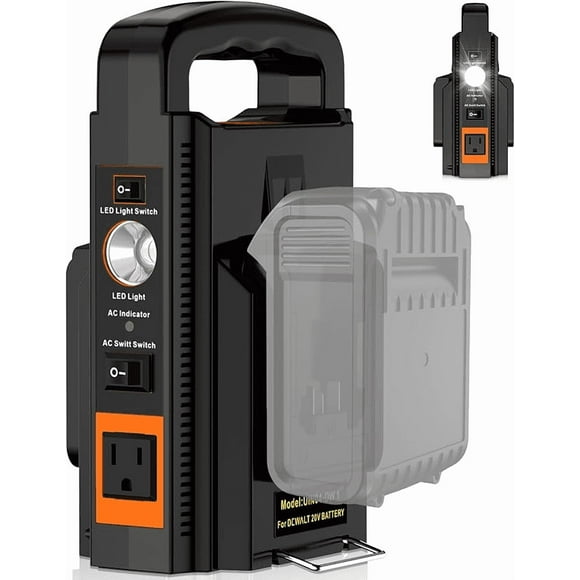 Para Ma*kita Batería de Litio de 18V Inversor de Energía 150W a 110V Convertidor de Power Bank 2 Canales