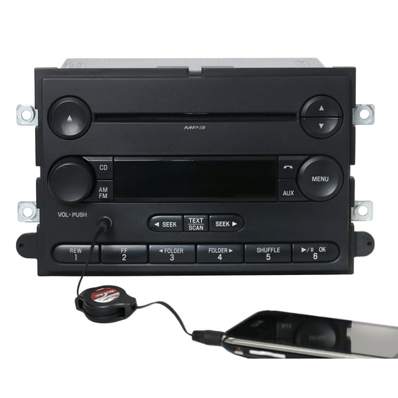 Restored 2008 Ford F250 F350 Super Duty Pickup Radio AM FM CD w Aux Input 8C3T-18C869-EC (Refurbished)