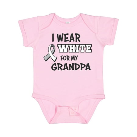 

Inktastic I Wear White for My Grandpa Gift Baby Boy or Baby Girl Bodysuit