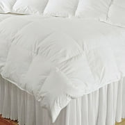 Angle View: DownTown Company Down Alternative Hypoallergenic Cotton Comforter - KING - White