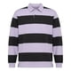 thumbnail image 5 of Ceisia Men's Contrast Wide-Stripe Polo Shirt | Stretchy Relaxed Long-Sleeve Casual Top Gift, 5 of 5