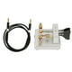 thumbnail image 5 of Tecla de código Morse de doble paleta automática de onda corta portátil CW Morse Telégrafo para acampar en interiores plateado, 5 of 8