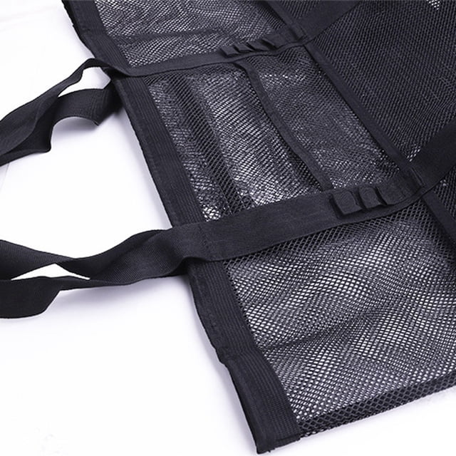 Large Capacity Mesh Beach Bag for Seaside Travel and Gear Storage with Towel Compartment