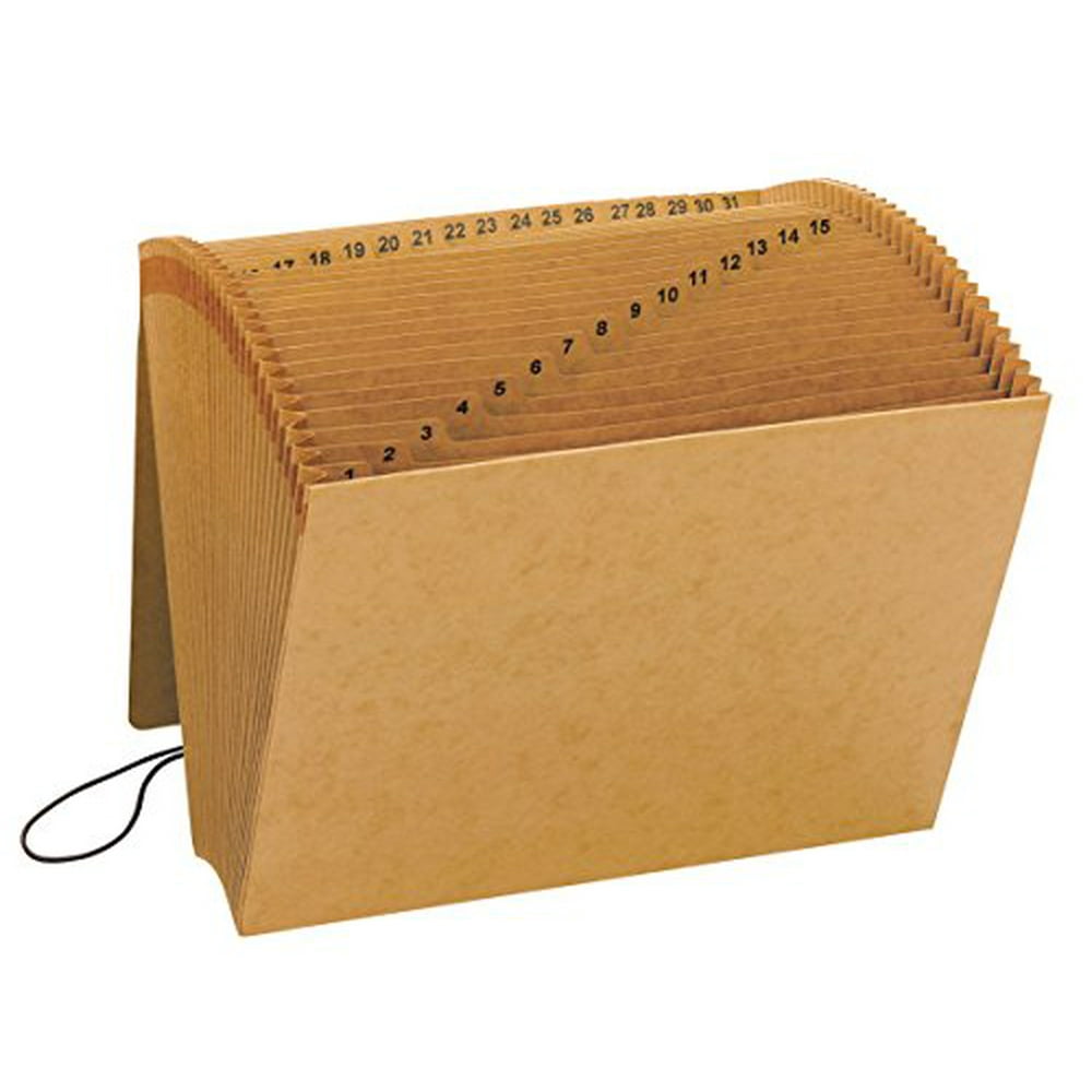 Smead Expanding File with Flap and Cord Closure, 31 Pockets, Daily (1