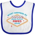 thumbnail image 3 of Inktastic Las Vegas Stays at Papa's Boys or Girls Baby Bib, 3 of 4