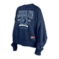 thumbnail image 2 of Women's New Era  Navy Memphis Grizzlies Throwback Vintage Enzyme Wash Oversized Boxy Pullover Sweatshirt, 2 of 3