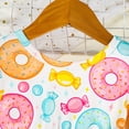 thumbnail image 5 of WERYOUNG Toddler Girls Dresses Short Sleeve Crewneck Cartoon Prints Holiday Dress Dance Party Dresses Trendy Sundress 9-12 Months, 5 of 6