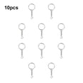 thumbnail image 3 of Enqiretly 1/2/3/5 Key Chain Rings Screw Locking Hook Metal Link Car Keys Ring Split Hanging Parts Tools Loops Jewelry Making Accessories smooth ring 1 Pc, 3 of 6