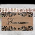 thumbnail image 3 of Cop De Porte Mat Bienvenud Scroll 18 X 30, 3 of 3