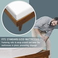thumbnail image 5 of Acacia Aurora Solid Wood Bed Frame With headboard Queen Caramel, 5 of 6