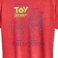 thumbnail image 3 of Toy Story 4 - Buzz Sketches - Women's Short Sleeve Graphic T-Shirt, 3 of 5