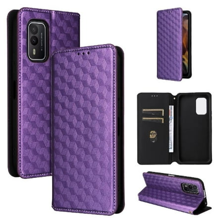 

Case for Nokia XR21 PU Leather Card Slots Holder Wallet Magnetic Closure 3D Pattern