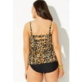 thumbnail image 2 of Swimsuits for All Faux Flyaway Underwire Tankini Set, 2 of 5