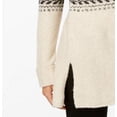 thumbnail image 3 of Style & Co Women's Fair Isle Tunic Sweater Beige Size Extra Large, 3 of 3
