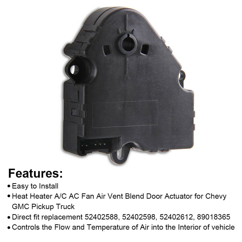 Heat Heater A/C AC Fan Air Vent Blend Door Actuator fits Chevy GMC Pickup Truck 