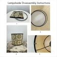 thumbnail image 3 of Rollbacks & More Lamp Shades Print Oval Shade 30x30x20CM Vintage for Chandeliers and Floor Lamps G, 3 of 7
