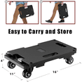 thumbnail image 6 of LLMRR Furniture Dolly 4 Wheels, Furniture Movers with Wheels, 440 Lbs Capacity Each, Portable Moving Dolly Heavy Duty, Interlocking Small Dolly with Wheels, 1 Pack, 6 of 12