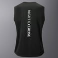 thumbnail image 4 of YLSDY Fashion Mens Athletic Tank Top Workout Sleeveless Gym Wicking Cut Off Shirts Quick Dry Slim Fit Basketball Compression Shirt Black XXXL, 4 of 4