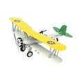 thumbnail image 4 of Colcolo 1:48 Construction Kits Airplane Model Desk Decor Birthday Gift Assemble for Kids yellow, 4 of 8