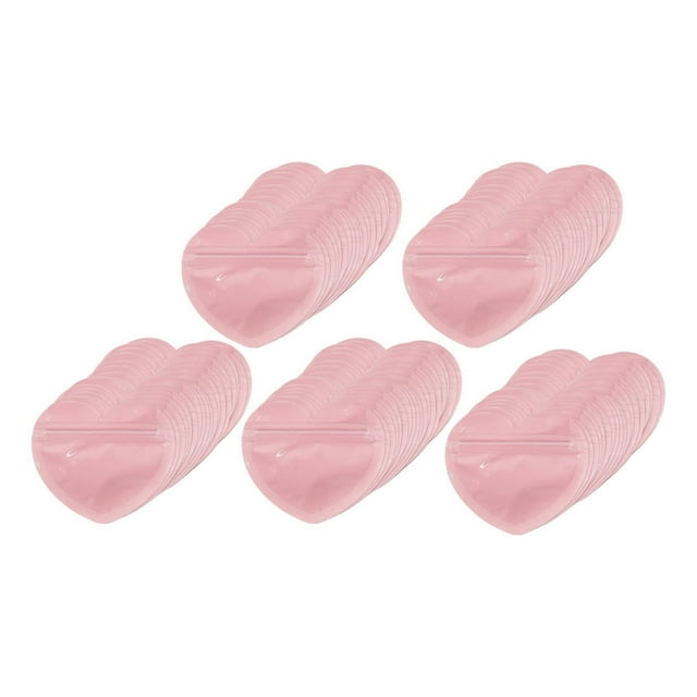 Bolsas de joyería de PVC con forma de corazón Bolsas de embalaje de joyería Portátiles Visibles Prácticas 100 Uds.