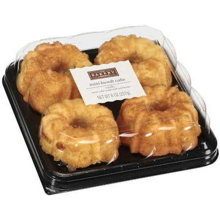 Butter Vanilla Mini Bundt Cakes