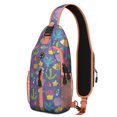 thumbnail image 1 of Kawaii Cute Axolotl Lovers Sling Backpack Featuring Adorable Fantasy Creature Design, Lightweight Crossbody Daypack with Adjustable Strap and Multiple Compartments for Travel, 1 of 6