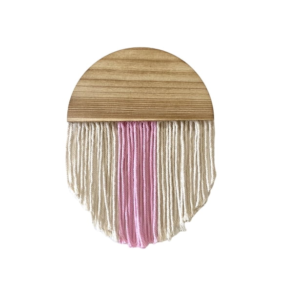 Minimalist Tassel Wall Hanging Modern Fringed Tapestry Wall Hanging Boho Art Decor for Nursery Apartment Bedroom Living Room Dorm Home Office Gifts Idea Holiday Season Decorations Party Decor
