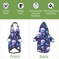thumbnail image 6 of Haiem Blue Skull Crystal for Winter Dog Hoodie Sweatshirts with Pockets Warm Dog Clothes for Small Dogs Chihuahua-X-Large, 6 of 7