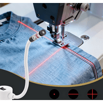 2026 Magnetic Positioning Quilting Light, Sewing Machine Quilting Light with Adjustable Dot/Straight Line/Crosshair Projection, Vision Guide, Sewing Machine Attachments USB-Type (100MW-Point-Red)