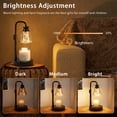 thumbnail image 2 of GUPUP Candles Warmer Lamps with Timer, Dimmable Height Adjustable Candle Warmer Lights with 2*50W Bulbs for Home Decor, Mom Girlfriend Gifts, 2 of 7
