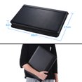 thumbnail image 4 of Multifunctional Professional Business Portfolio Padfolio Folder Document Case Organizer A4 PU Leather Zippered Closure Loose- Loop with Business Card Holder Memo Note Pad, 4 of 7