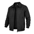 thumbnail image 4 of Men's Standard Full-Zip Midweight Sweatshirt with Pockets Fall Winter Spring Jacket, 4 of 7