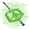 thumbnail image 2 of Pedales planos BUCKLOS MTB de nailon, 29 x 29 x 4 cm, antideslizantes, 9/16 pulgadas, 2 of 6