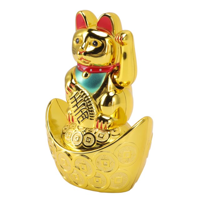 Lucky Cat Decor, Vivid Details Multi Purpose Waving Lucky Cat For Cafes