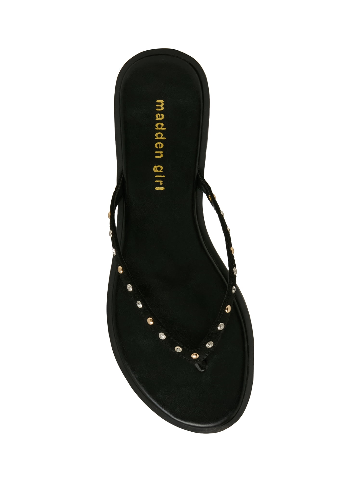 Madden Girl Women's Scouttt Studded Thong Sandal