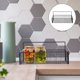 thumbnail image 5 of Estante de pared Contenedor de frutas Sin perforaciones Cestas de almacenamiento de metal Alambre de hierro para alimentos de cocina, 5 of 6