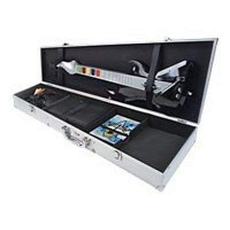 Intec Rock Icon Guitar Aluminum Case - Hard case for game console - aluminum - silver - for Sony PlayStation 2
