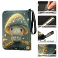 thumbnail image 4 of Game Card Storage Bag Collectible Trading Card Albums The 4-Pocket Card Binder With 50-Page Sleeve Can Hold 400 Game Cards Adorable Blue Mushroom, 4 of 6