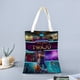 thumbnail image 2 of Iwájú Bolso de tela con estampado de lienzo para mujer, bolsa de compras reutilizable y estética, con cremallera interior, regalo para mujer,40*40cm., 2 of 6
