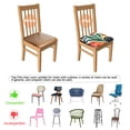 thumbnail image 5 of Boho Abstract Art Seat Covers for Dining Room Chairs Set Of 4,Stretch Printed Washable Chair Seat Cover with Elastic Ties and Button,Removable Waterproof Couch Cushion Covers, 5 of 6