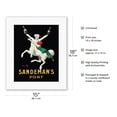 thumbnail image 2 of Sandeman’s Port Wine - Vintage Portuguese Advertising Poster by Jean D'Ylen c.1926 - Fine Art Rolled Canvas Print 11in x 14in, 2 of 4