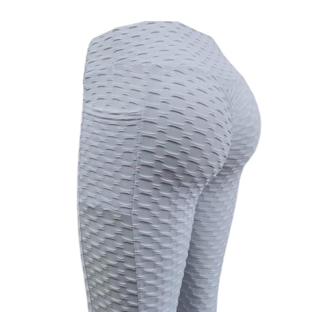 Pantalones de yoga de cintura alta para mujer: realzan los glúteos, leggings con bolsillos, tejido elástico, ideales para fitness/casual, tallas S-XXL