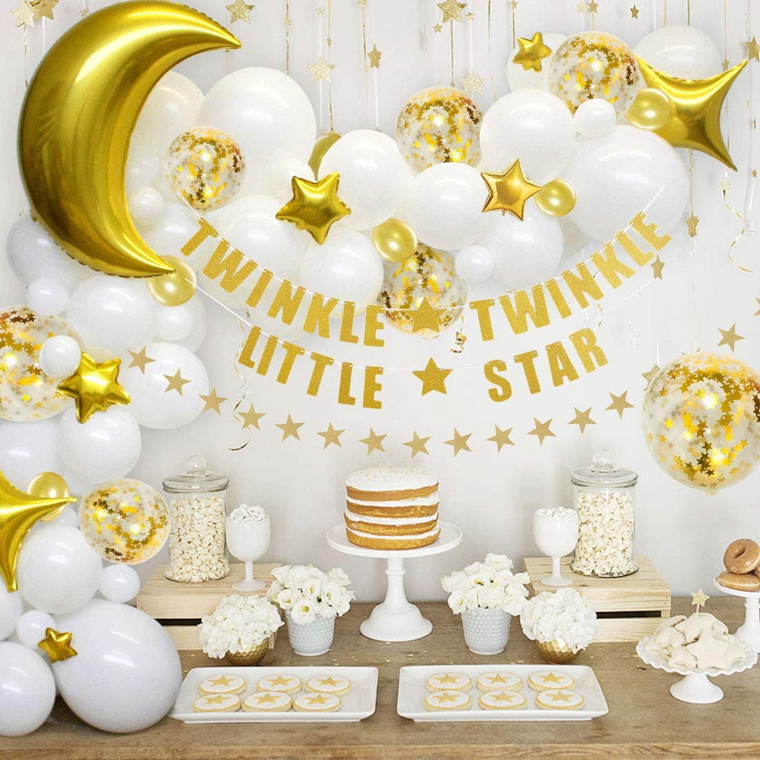 BABY SHOWER Twinkle Twinkle Little Star BALLOONS ~ Party Supplies Helium 15 