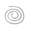 thumbnail image 4 of Gold Chain - Womens Solid Franco Chain 10K/14K White Gold, 4 of 7