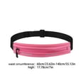 thumbnail image 3 of Running Waist Pack Waterproof Shockproof Fitness Phone Bag | Outdoor Cycling Hiking Belt | Adjustable Zipper Pocket | Reflective Strip, Headphone Hole | 18x60cm Multiple Colors, 3 of 6