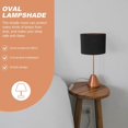 thumbnail image 3 of 1pc Stable Lampshade Oval Lamp Cover Practical Room Lampshade Desktop Decor, 3 of 4