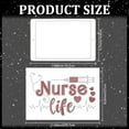 thumbnail image 2 of Nurse Rhinestone Iron on Transfer Crystal Heat Transfer Decal Syringe Stethoscope Hot-fix Rhinestone Sparkle Iron On Transfer Electrocardiogram Rhinestone Template Decals for Bags Hats Jeans 1 Sheet, 2 of 9