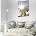 thumbnail image 3 of Designart 12" x 20" White Polyester Throw Pillow, 3 of 5